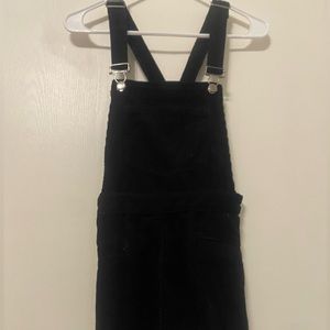 Corduroy overall dress Wednesday adams goth Divided brand H&M